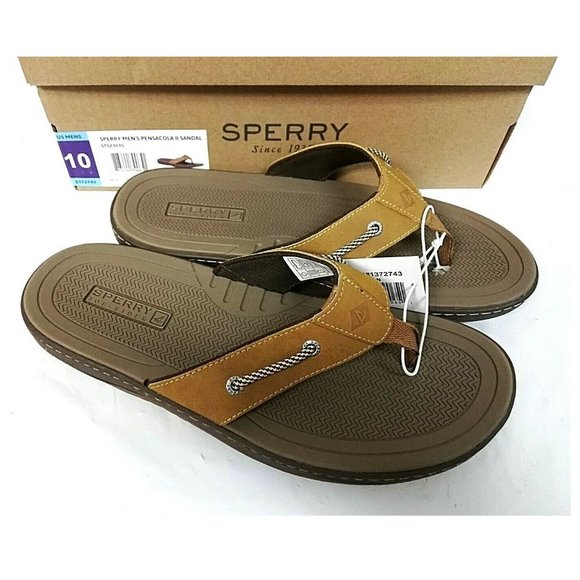 sperry men's pensacola thong sandals